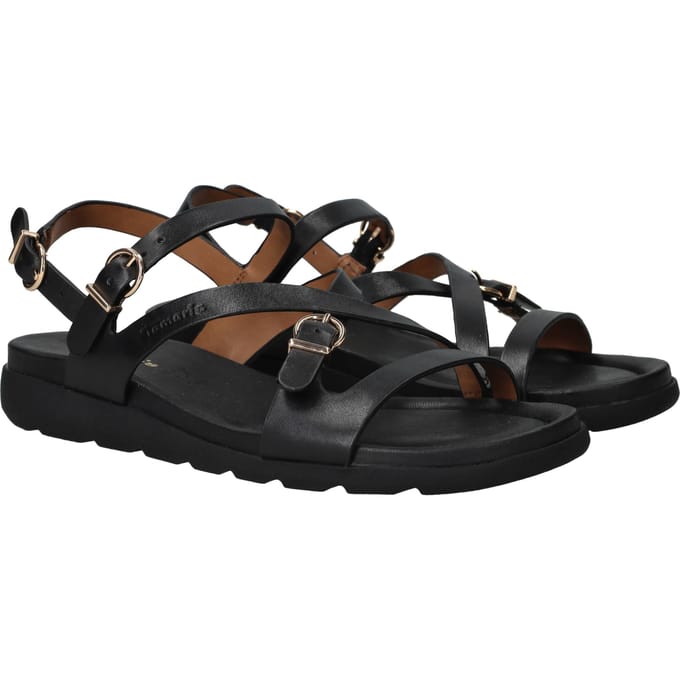 TAMARIS Core Dames Sandalen - ZWART