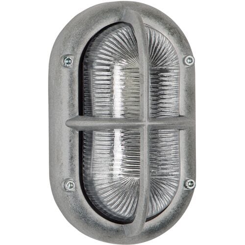 KS Verlichting - scheepslamp - Oculus - ruw aluminium - IP64 - E27