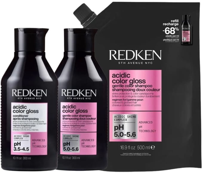 Redken - Acidic Color Gloss duo + Refill set- 2x300ml + 500ml