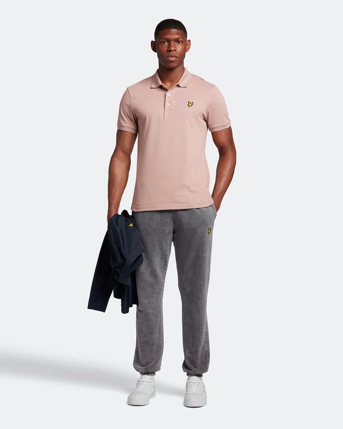 Lyle & Scott Gewoon poloshirt in Roze