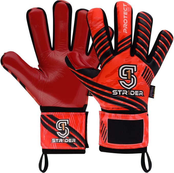Str1der Protect keepershandschoen | Rood | Maat 9