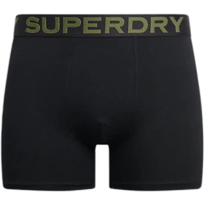 Superdry BOXER TRIPLE PACK Heren Onderbroek - Raven Black Marl