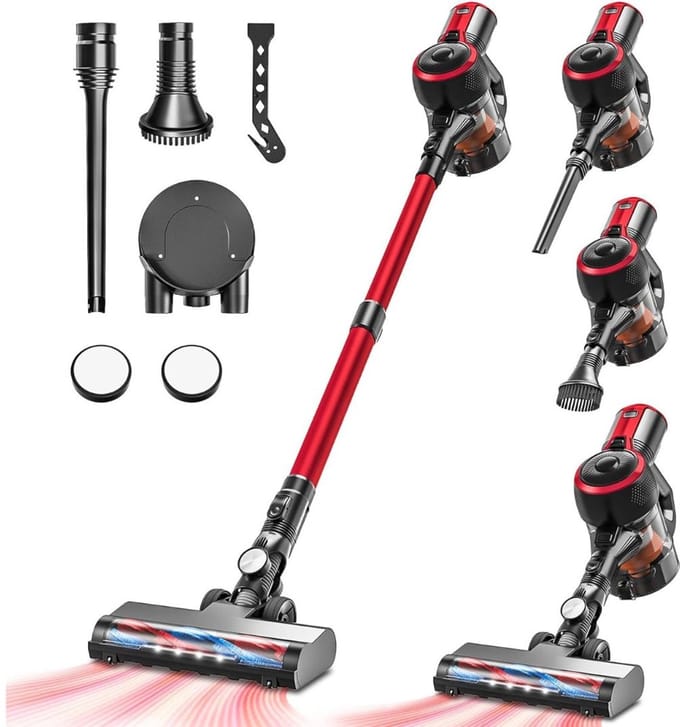 ApexArte® Steelstofzuiger Draadloos
