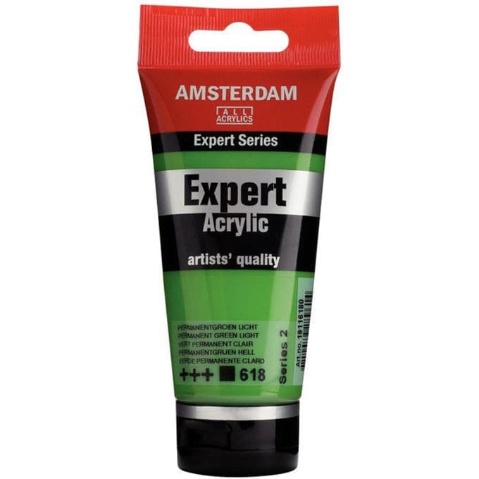 Amsterdam Expert Series Acrylverf - 75 ml - Permanentgroen Licht 618   8712079289614   Verf