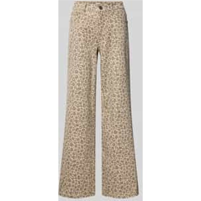 Flared jeans in dierenlook