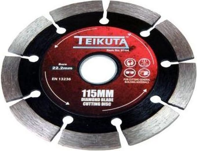 Diamantschijf 115 mm x 22,2 mm