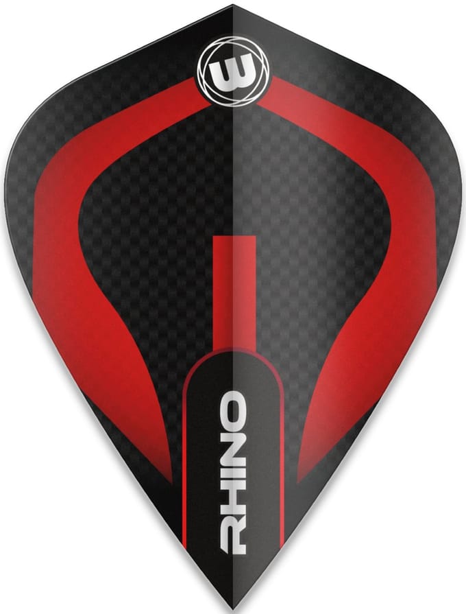 Winmau Rhino Kite Black & Red - Dart Flights