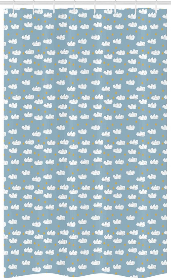 ABAKUHAUS douchegordijn – blauwe hemel – 120x180 cm – polyester
