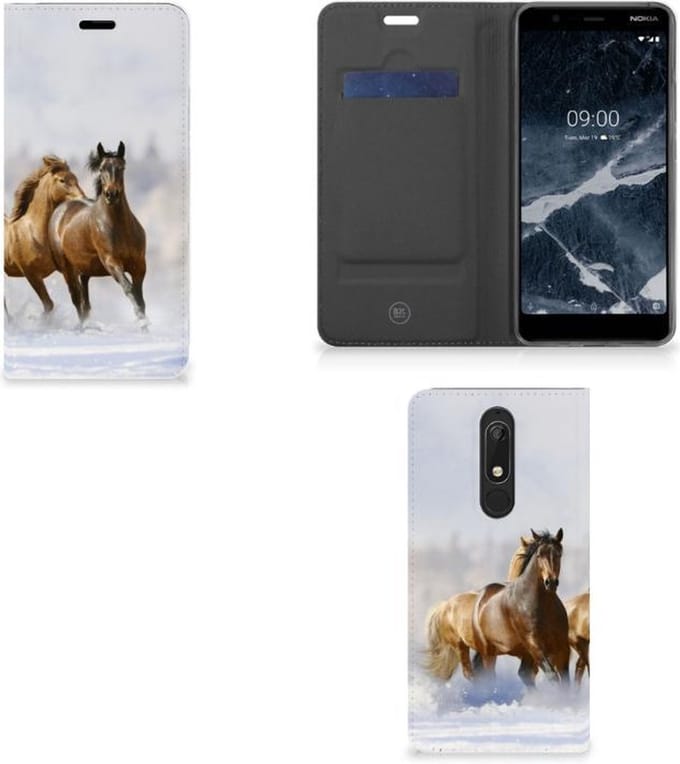 Nokia 5.1 (2018) Hoesje maken Paarden