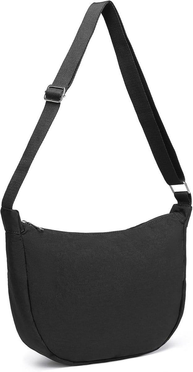 Dames Halve Maan Tas Waterdicht Nylon Schoudertas Casual Borsttasje