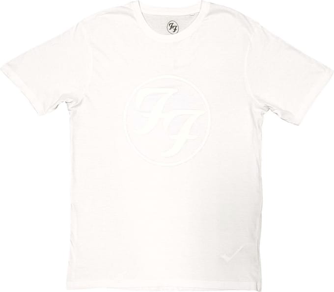 Foo Fighters - FF Logo Heren T-shirt - S - Wit