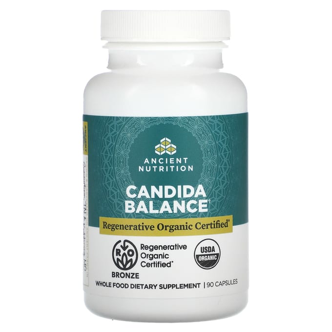 Ancient Nutrition, Équilibre Candida, 90 Capsules