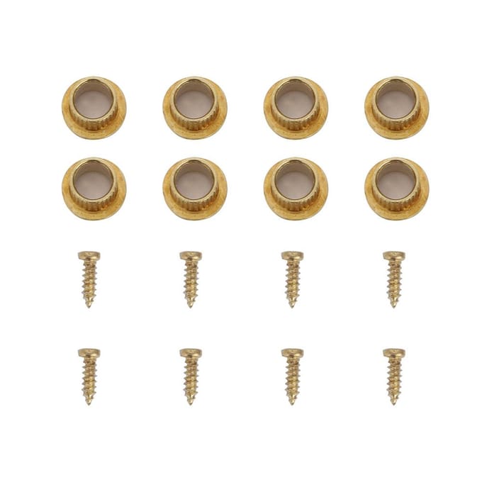 Mandoline Mechanieken Stemknoppen Chroom Metaal Stemmechanieken Knop Accessoires beige