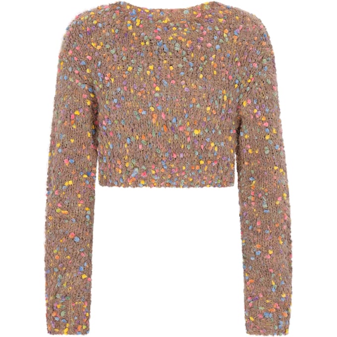 IZIA Jumper Dames Bruin Veelkleurig