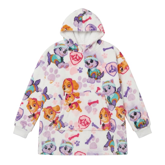 PAW Patrol Hoodie Fleece deken, Skye Everest - Kind - One Size (7-14 jaar) - Polyester