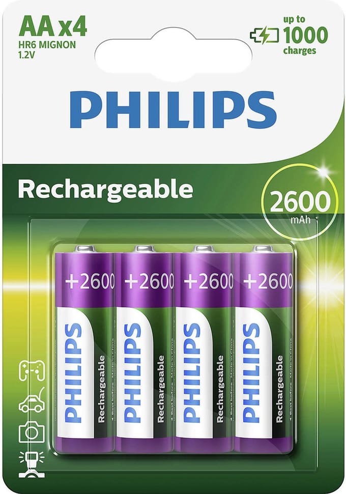 Philips AA Oplaadbare batterijen