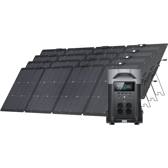 EcoFlow DELTA Pro Solar Generator (PV220W)