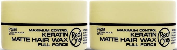 Red One Haar Styling Wax - Keratin - 2 x 150 ml