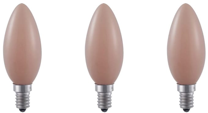SPL E14 LED Lamp 4.5W Dimbaar - Flame - Extra Warm Wit - 1900K - LED Filament Kaars C35 - Vervangt 25W - 3 Stuks