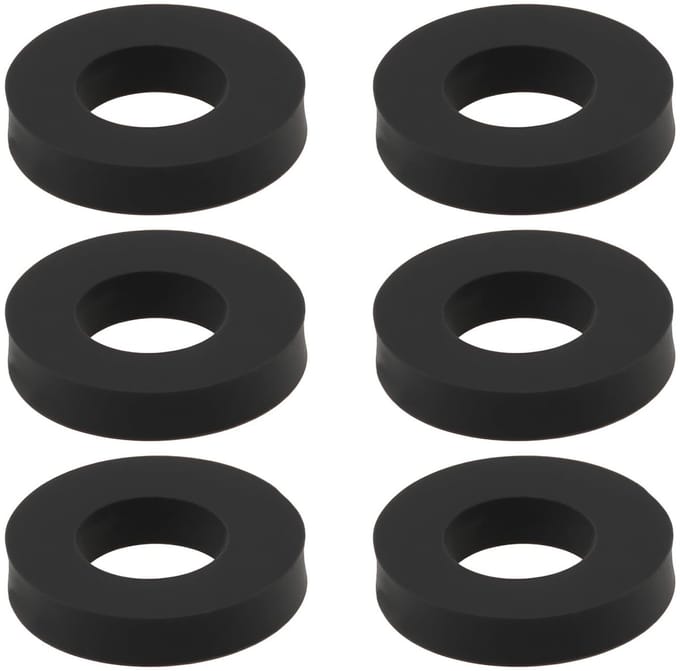 Dailygoods - 6 Stuks Vervangende Ringen voor Golfclub Hoofd