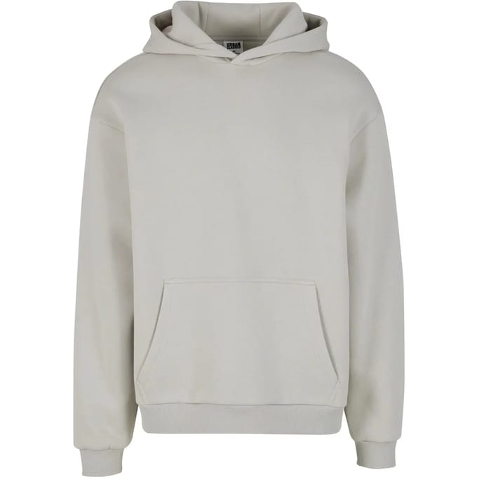 Urban Classics - Fluffy Hoodie/trui - S - Grijs