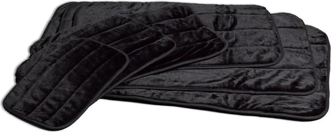 Benchvacht zwart deluxe 91x58 cm