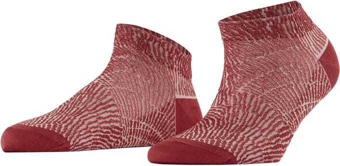 FALKE Shell Intrigue kort gedessineerd viscose Korte sokken dames bruin - maat 35-38