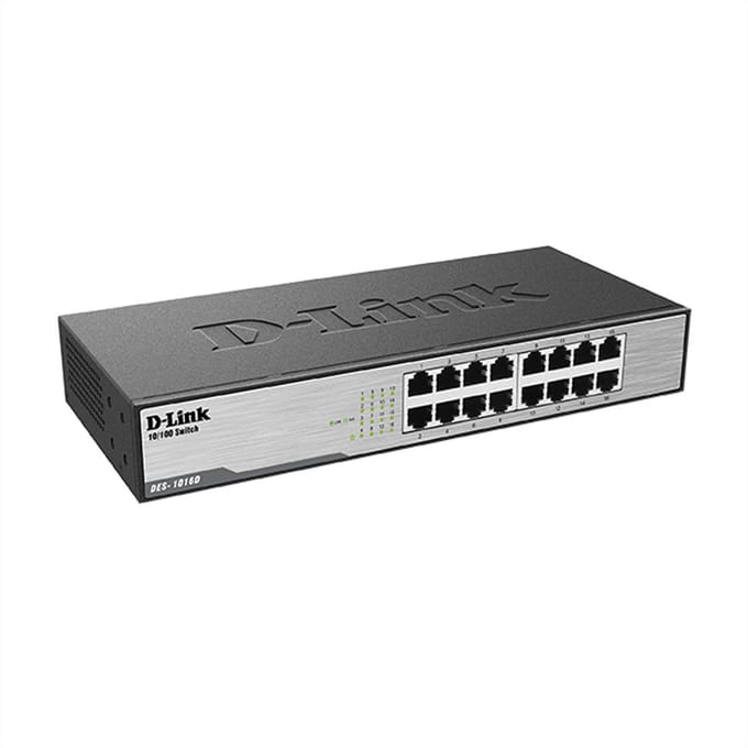 D-Link DES-1016D DES-1016D Netwerk switch 16 poorten 100 MBit/s