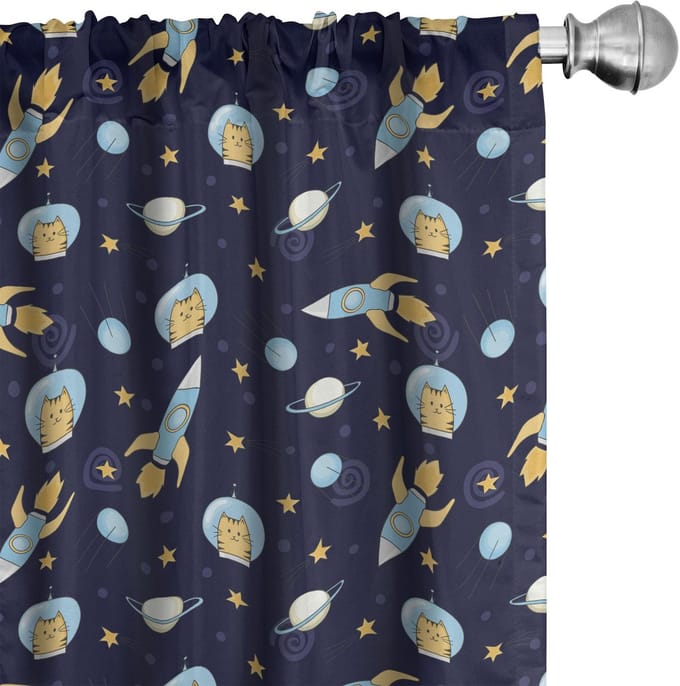 ABAKUHAUS Platz Voorhangen – 2x75x225 cm – microvezel – halfdonkerend