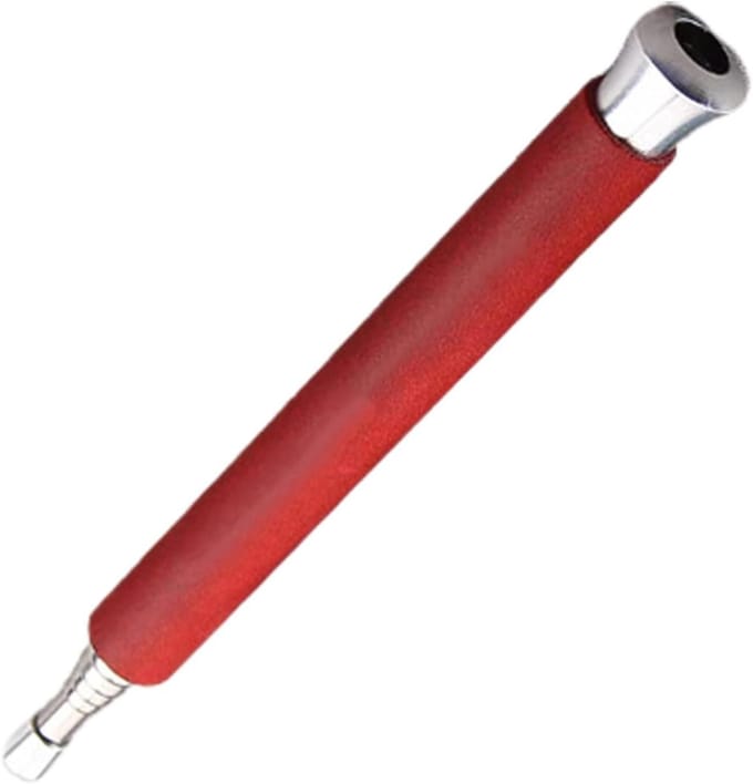 Vuur Blaas Hulp - Kampeer Accessoire - Kampvuur Maken - Intrekbaar Ontwerp - 62.5 cm Uitbreidbaar - Rood