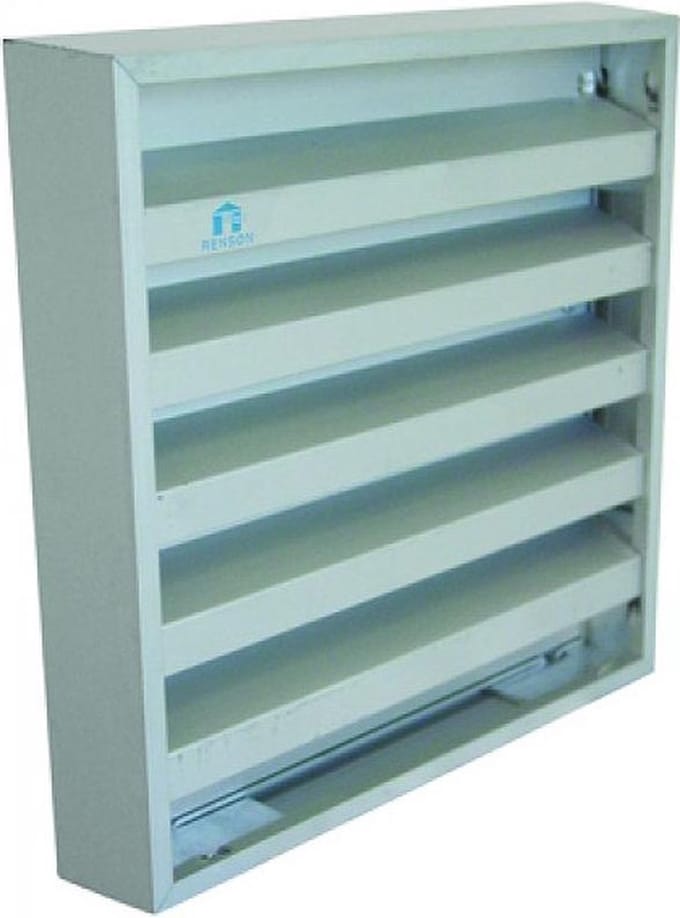 Opbouwmuurrooster Renson 165 x 165 mm