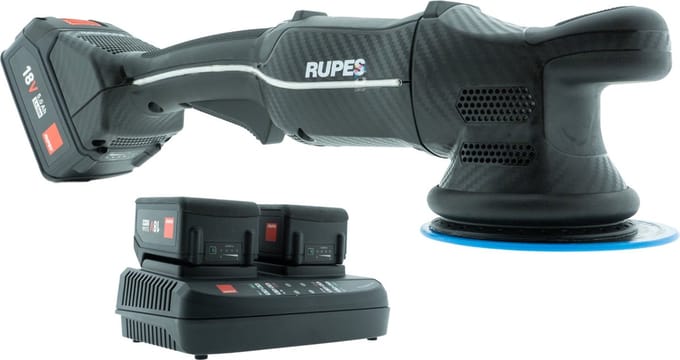 RUPES HLR15 iBrid Accu Polijstmachine 125mm - 18 Volt - STD-set