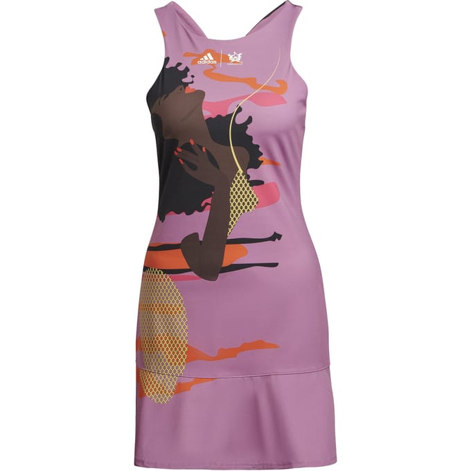 adidas New York Y Jurk Dames-Mauve,Veelkleurig
