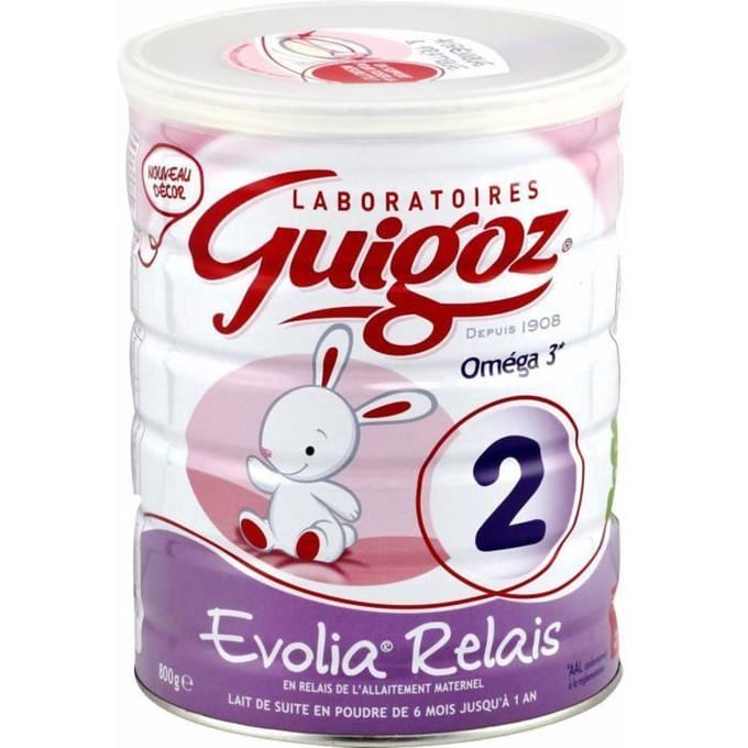 GUIGOZ Evolia Poedermelk Relais Fase 2 - 800 g - Van 6 tot 12 maanden