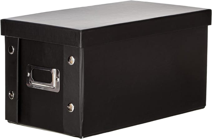 ZMR® CD Opbergdoos - CD Opbergsysteem - CD Opbergmap - Zwart - 28cm x 16cm x 15cm