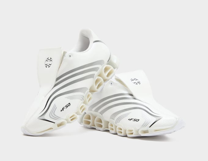 adidas x Slam Jam F50 Tunit Mega Consortium, wit