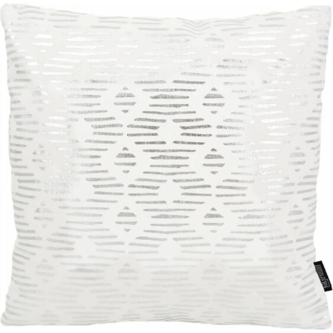 Gek op kussens! Sierkussen java silver / white | 45 x 45 cm | katoen