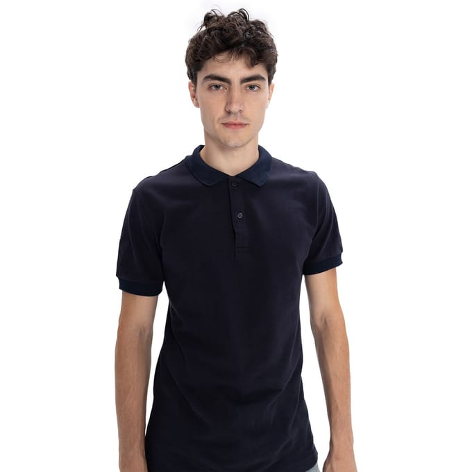 Polokraag Knop T-Shirt