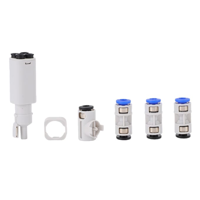 Kit de concentrateur de filament compatible avec les imprimantes 3D Bambu Lab A1 Mini   A1 avec 3 raccords de tube PTFE 2m de tube PTFE 1 pièce white
