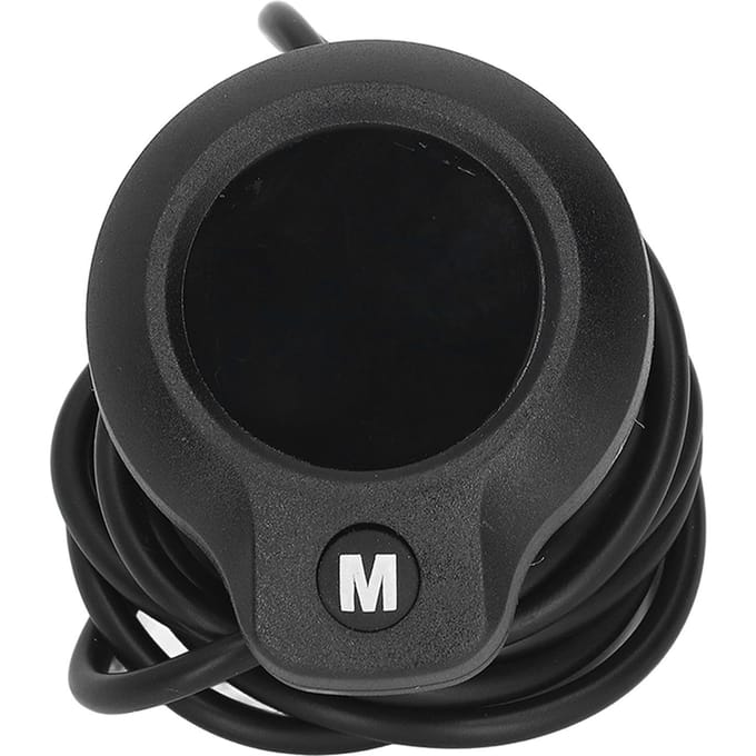 LCD Display voor Elektrische Fiets Scooter ABS Rond Elektrische Fiets Gegevens Display LCD Display Meter 3 black