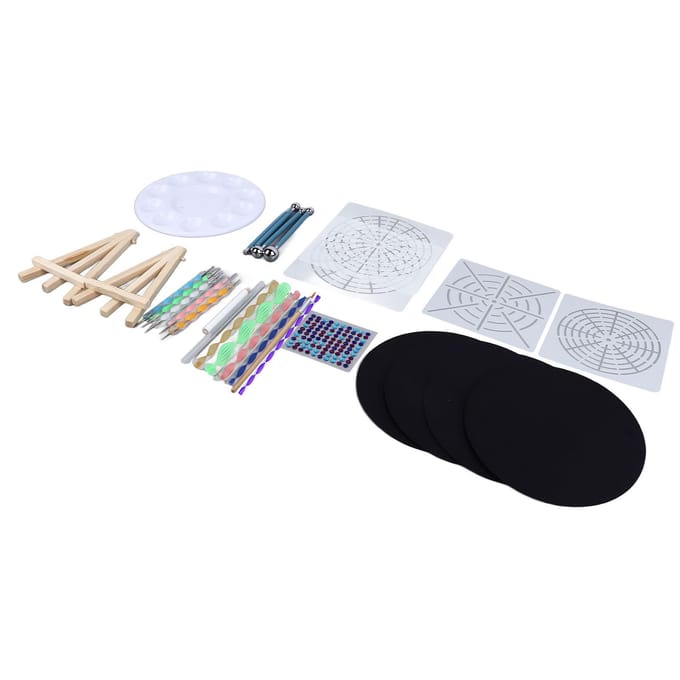 Ensemble d'outils de pointillage Mandala 31 pièces Kit d'outils de pointillage Mandala professionnels pour la peinture white