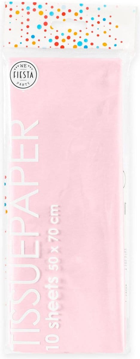 Globos - Tissue Paper 10 Sheets Baby Pink 50x70cm
