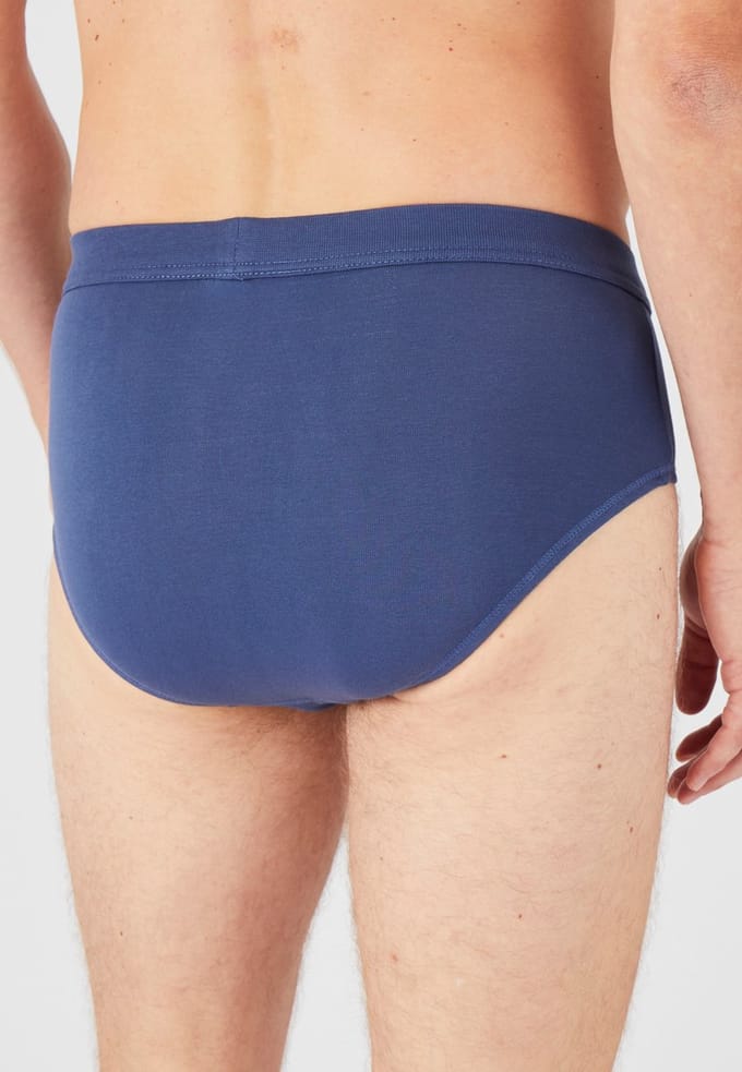 Damart - Set van 3 open slips - Heren - Blauw - (94-101) L