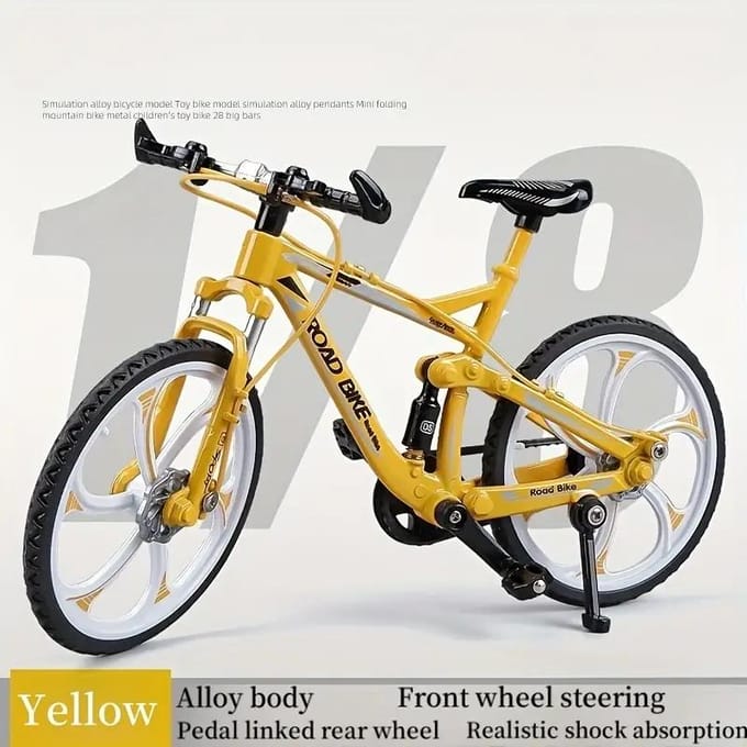 Mini-1:8 Alliage Vélo Modèle Réduit Bureau Simulation Ornement Doigt Vélos de Montagne Jouet