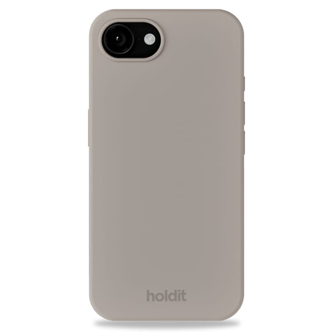 Holdit Silicone Case geschikt voor Apple iPhone 17e / 16e - Taupe