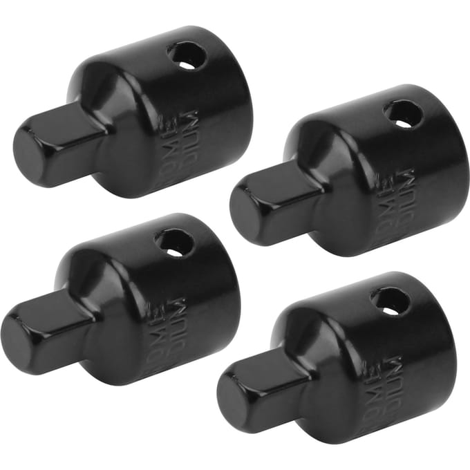 4 Stuks Dopadapter Ratelsleutel Conversiekop Reparatiegereedschap Hardware 38 M naar 14 S black