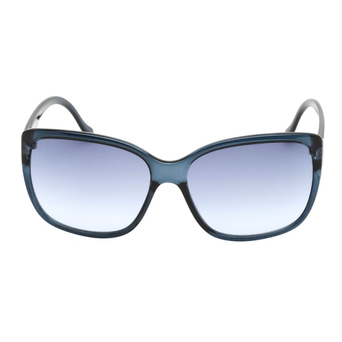 Calvin Klein Crystal Navy zonnebril met omlijsting en gradiëntlenzen