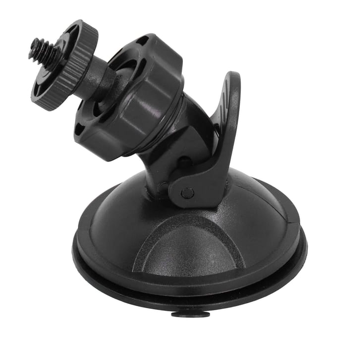 Autocamera Zuignap Mount 14in Schroef Voorruit Houder Adapter voor DV GPS Zwart gray