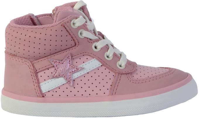 Hoge leren sneakers voor kinderen City Flake