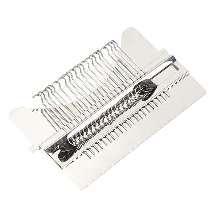 21 Haak Stopmachine Mini Weefgetouw Robuust Eenvoudige Bediening Houten Stopweefgetouw voor DIY Kleding white